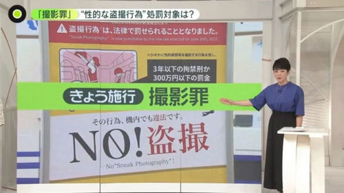 7月13日起，在日本“偷拍”将受到法律严惩！？日本新增了“偷拍罪”法......
