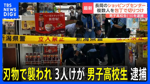 突发：日本18岁少年在超市随机砍多人，英勇制服的工作人员受重伤