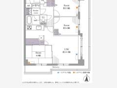 京成立石駅11分＿3LDK＿65.45ｍ²＿南東Ｌ型バルコニ